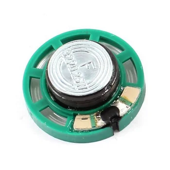 0,25 W 32 Oomi Plastikust 4 Magnet Kõlar 27 mm Läbimõõduga Roheline + Hõbe