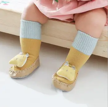 0-3 AASTAT 2021 kevadel ja sügisel uued beebi jalanõud korrus kingad lapsed teise lapse sokid lastele mitte-tõsta toru põranda sokid 189819