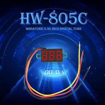 0.36-tolline Mini Pinge DC 0-100V 3-Wire Gauge Arvesti Hea Stabiilsus ja Kõrge Mõõtetäpsus Voltmeeter Monitor Tester