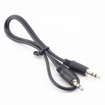 0,5 m/1m 3.5 mm kuni 3.5 mm Aux-Pesa Mees Pikendus juhtme AUX Audio-Kaabel pistikud kõrvaklapid muusika mängija Kõrvaklapid