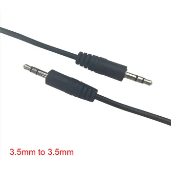 0,5 m/1m 3.5 mm kuni 3.5 mm Aux-Pesa Mees Pikendus juhtme AUX Audio-Kaabel pistikud kõrvaklapid muusika mängija Kõrvaklapid
