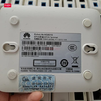 1/10tk Palju HUAWEI HG8010 1FE GPON EPON Terminal ONU Huawei ont FTTH fiberhome Secondhand modem inglise Keeles ONT