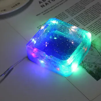1/2Meters USB LED String Tuled Silver Traat Vanik Veekindel Haldjas Lamp DIY Crystal Epoksüvaik, Käsitöö, Kunsti Dispaly Leida