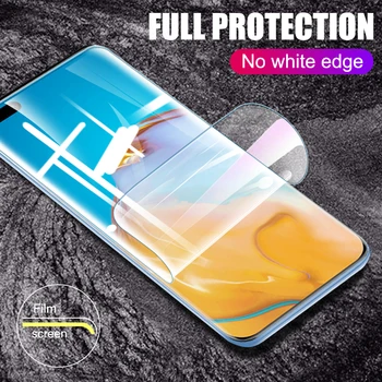 1-2tk Full screen protector For Huawei P40 P40 Lite E hüdrogeeli pehme kile Huwei P40 Pro P40 Pro Plus kaitsekile,Ei Gla