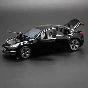 1:32 Uut Tesla Model3 Sulam, Auto, Lapsed, Mitmevärviline Sõidukite Mudel Mänguasi Tõmba Tagasi Kuue Uksed Avatud Valgustus, Heli Kingitus Poiss 181699