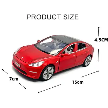 1:32 Uut Tesla Model3 Sulam, Auto, Lapsed, Mitmevärviline Sõidukite Mudel Mänguasi Tõmba Tagasi Kuue Uksed Avatud Valgustus, Heli Kingitus Poiss