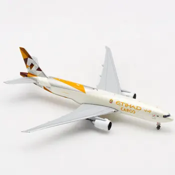 1:400 B777-200 A6-DDD mudel Õhu etihad cargo airlines W, plastikust alus sulamist õhusõiduki lennuk laekuva ekraan model kogumine 86137