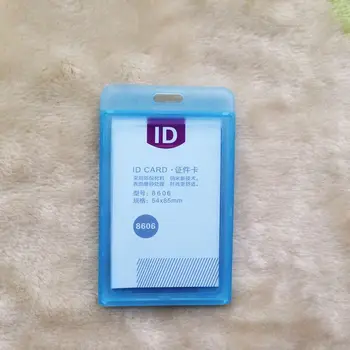 1 Läbipaistev plastik-kaart varrukas ID Pääsme Juhul on Selge, Panga Krediitkaardi Pääsme Omanik Tarvikud väljendada oma isikupära