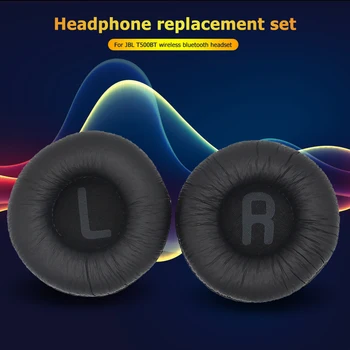 1 Paar Pehme Kõrvapadjakesed jaoks JBL Tune 500BT Valgu Nahast Vaht Kõrva Pad (Must)