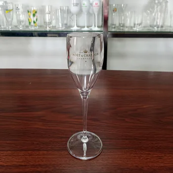 1 Tk Šampanja Flöödid Klaasid Plastikust Veini Klaase, Nõudepesumasin ohutu Valge Akrüül Šampanja Klaas Läbipaistev Klaas Veini