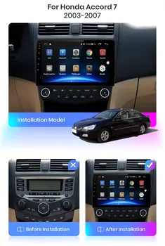 10.1 Tolline Auto 2 Din Android 9.0 Navigatsiooni GPS Auto Raadio Multimeedia Mängija Honda Accord Andorid 2 Din Raadio 2G+32G Nr Dvd