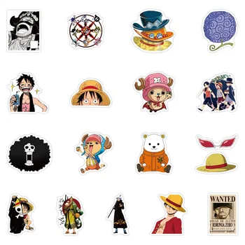 10/30/50TK One Piece Anime Multikas Kleebised Kitarr Veekindel DIY Auto Bike, Reisi -, Pagasi Telefon Klassikaline Mänguasi, Kleebised Mänguasi Kleebis