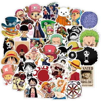 10/30/50TK One Piece Anime Multikas Kleebised Kitarr Veekindel DIY Auto Bike, Reisi -, Pagasi Telefon Klassikaline Mänguasi, Kleebised Mänguasi Kleebis