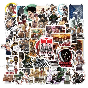 10/50TK Anime Rünnak Titan Graffiti Kleepsud Sülearvuti Mootorratta Rula Kitarr Arvuti Pagasi Decal Kleebis Kids Mänguasi 88648