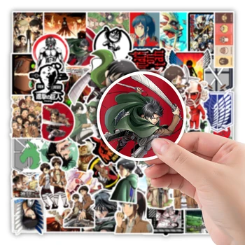 10/50tk/set Armas Rünnak Titan Koomiks Anime Veekindel Kleebis Segatud Sülearvuti Pagasi Telefoni Juhul Festival Lapsed Kohver