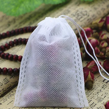 100TK Tühi Ühekordselt Teabags String Soojuse Pitsat filterpaber Herb teepakike Eco-sõbralik, Mitte-Riie teekotid