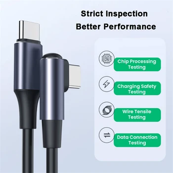 100W 5A PD USB-C Type-C-Fast Charging Cable For MacBook Air Pro iPad SAMSUNG S21 Lisa 20 Ultra S20+ 1+8T Kiire Laadimine 4.0 PPS