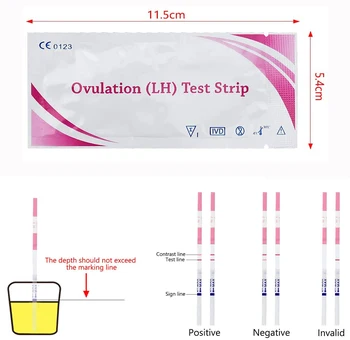 100tk PH Test Strip Näitaja LH Test Paber Vee Sülje Ja Uriini Testimine Mõõtmise Ovulatsiooni Majapidamises
