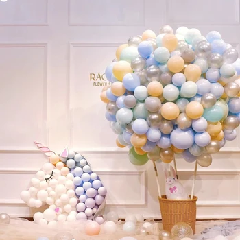 100tk Segatakse Värv Macaron Õhupallid, Pulmi, Sünnipäeva 2.2 g Roosa Mint Tõusis Õhku Heelium Latex Balloon Baby Shower Decor Tarvikud