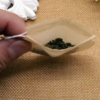 100tk/Set Tee Kotid Lahti Teabags Tee Kurn Paber Herb Kott Filter Soojuse Pitsat Infuser Teabags Kott Väike Õie Tee Pack 2020