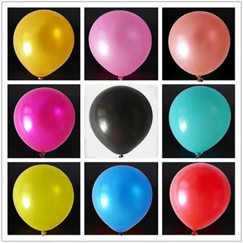 100tk punane must õhupall 12Inch 2.8 g Pearl Latex Balloon Täispuhutav Air Balloon Sünnipäevaks Pulmapidu Teenetemärgi Baloon