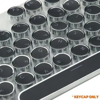 104 Võtmed Retro Ring Keycaps Double Shot DIY Kirjutusmasin Keycap jaoks Taustavalgustusega Mehaaniline Klaviatuur Ümmarguse Võti Kork