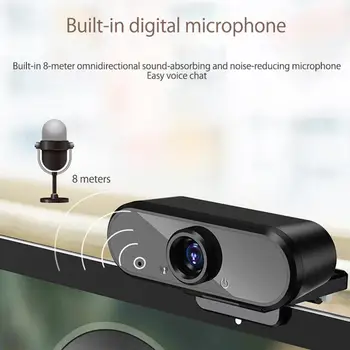1080P HD Webcam veebikaamera, Sisseehitatud Mikrofon Auto täis veebikaamera Tähelepanu 1080p Nurga alt Vaadata hd 90 lõige pc camara web ° U1P5 130320