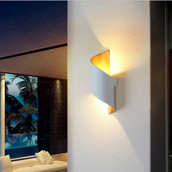 10W lampada LED Alumiinium seina kergraudtee projekti Square LED Soe seina lamp öö-tuba, magamistuba wall decor kunst 131342