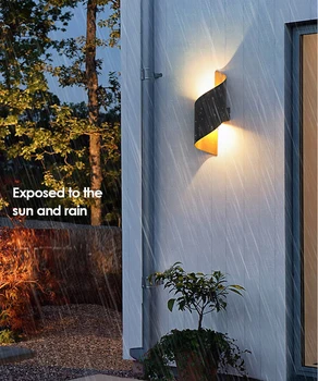 10W lampada LED Alumiinium seina kergraudtee projekti Square LED Soe seina lamp öö-tuba, magamistuba wall decor kunst
