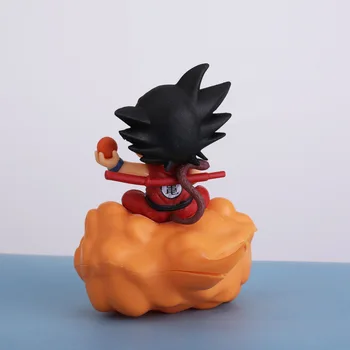 10cm Anime Dragon Ball Z Tegevus Joonis Mänguasjad Super Saiya Goku Istub Pilved Cartoon Mudelid Armas Kingitused Lapsed Mänguasjad 183970