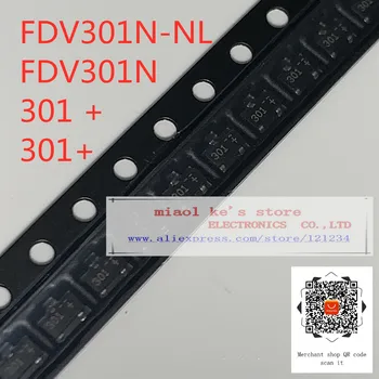 [ 10pcs/1lot ]Uued originaal: FDV301N-NL FDV301N 301 + 301+ - MOSFET N-Channel 25V 220MA SOT-23/ÜLES-236-3/KS-59/SOT-23-3 164382