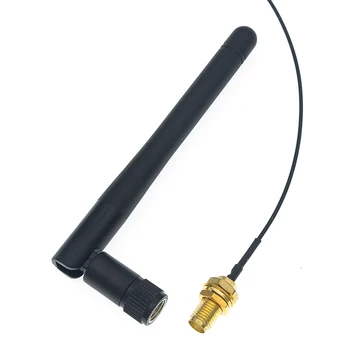 10tk 2.4 G antenn volditud Bluetooth, wifi, ZigBee mooduli antenn SMA et IPEX investor-line 2.4 GHz Antenni tasuta shipping