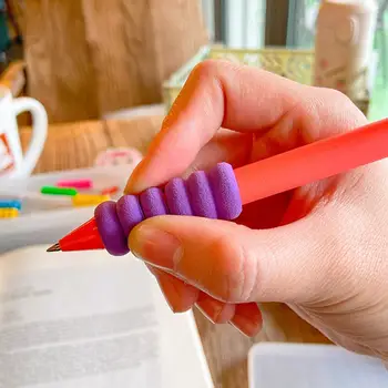 10tk Anti-cocoon Pliiats Kaitsva Covera Käsitsi Kirjutamise Abi Grip Praktiline Pehme EVA Pencil Grip Control Lapsele 87573