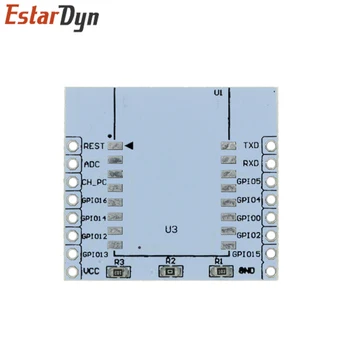 10tk ESP8266 serial WIFI-moodul adapter plaat Kehtib ESP-07, ESP-08, ESP-12 100810