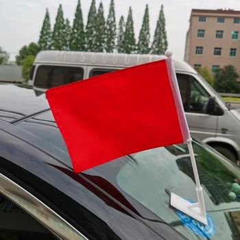 10tk Lihtne Auto Akna lipuvarda Kaasaskantav Lipuvarras Banner Bracket Lipu Post lipuvarda jaoks Väljaspool (iminapp Tüüp, Lipp)