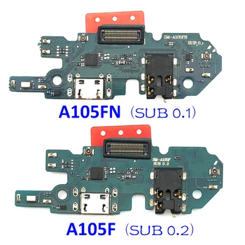 10tk Samsung A10 A105FN 105FA1A10 A20 A30 A40 A50 A60 A70 A21S A30S A50S A70S Dock Connector USB-Laadimine Flex Kaabel Juhatus 166809