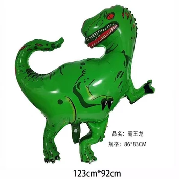 10tk Suur Dinosaurus Õhupallid jaoks Sünnipäeva Asjade Lapsed Klassikaline Mänguasi, Türannosaurus Velociraptor Triceratops Mylar Õhupallid