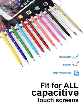 10tk Universaalne 2in1 Pliiatsiga Joonistamine Tablett Pliiatsid Capacitive Ekraan Touch Pen for Mobile Android Telefon Nutikas Pliiats Tarvikud