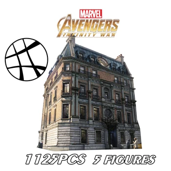 1125PCS Marvel Avengers DR Kummaline Sanctum Sanctorum Ironman Spiderman 76108 Infinity Sõda Endgame ehitusplokk Tellised Kid Kingitus