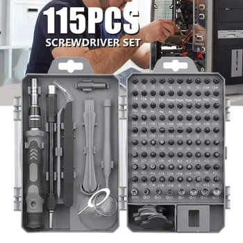 115 1 Screwdriver Set Täpsusega Vahend Telefoni Arvuti Tahvelarvuti Ipad Remont Tööriistad Multi-function Mini Kruvikeeraja otsikud