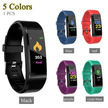 115 Plus Bluetooth Smart Watch Südame Löögisageduse Monitor Smart Watch Fitness Tracker Käevõru Veekindel Smart Käepaela r30