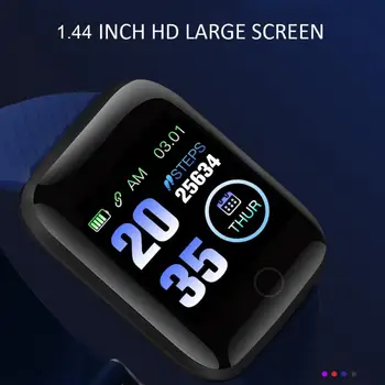 116 Pluss Smart Watch Käepaela Sport Fitness Tracker Värvi Ekraani Jälgida Füüsilist Tervist näitab Riski Staatuse Veekindel IP67
