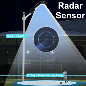 120W/240W/360W Päikese Tänava Valguse 10000MAH 300 COB välisvalgustuse Seina Lamp PIR Radar Motion + tulede Aed Hoovis