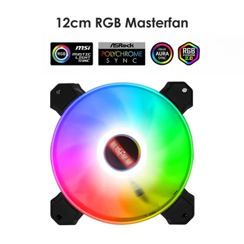 120mm PC Case Fan Adresseeritavad RGB ARGB Silent cooling Fan Arvuti Puhul Fänn 2 Hüdraulilise Laagrid Desktop PC Arvuti