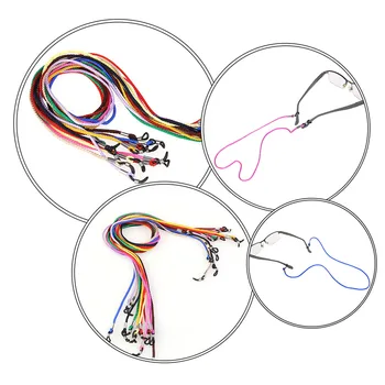12tk/Set Värvikas Anti-Kadunud Nailon Vaatemängu Raami Omanik Fashion Prillid kaelapaela kinnitamine Rihma String Mask Kett Silma Kanda