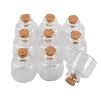 12tk Tehase Hulgi-väga armas Klaasist viaali 20 ml Klaaspudelid Väikesed Pudelid Pudelikorgid 37x40x12.5mm Tasuta shipping