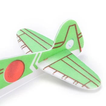 12tk/palju DIY Assamblee Lehvitamine Tiib Lennu Sõidab Harksaba Paber Lennuk Mudel Imiteerida Lindude Õhusõiduki Mänguasjad Lastele 136846