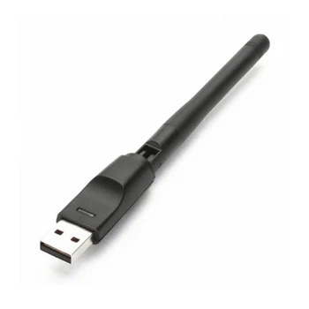 150Mbps 2.4 G Traadita Võrgu Kaart USB 2DBi WiFi Antenn WLAN Adapter Ralink RT5370 Dongle Võrgu Kaart PC Sülearvuti 152256