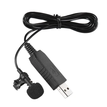 150cm mikrofon Kaasaskantav mini Kondensaator mikrofon Clip-Omni-Directional Stereo USB-Mic-pesa (Mikrofon, PC Arvuti