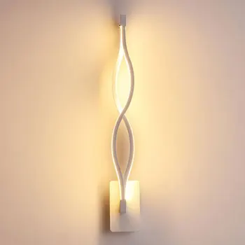 16W LED seina lamp laine magamistuba pool seina lamp kodu sisekujunduses valgustus koridori alumiinium seina lamp AC90-260V 93668